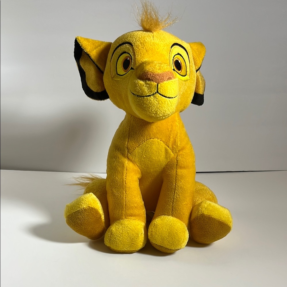 Yellow Plush Lion King Simba Toy